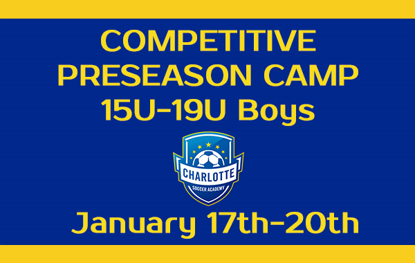 Preseason Camp 15U-19U Boys